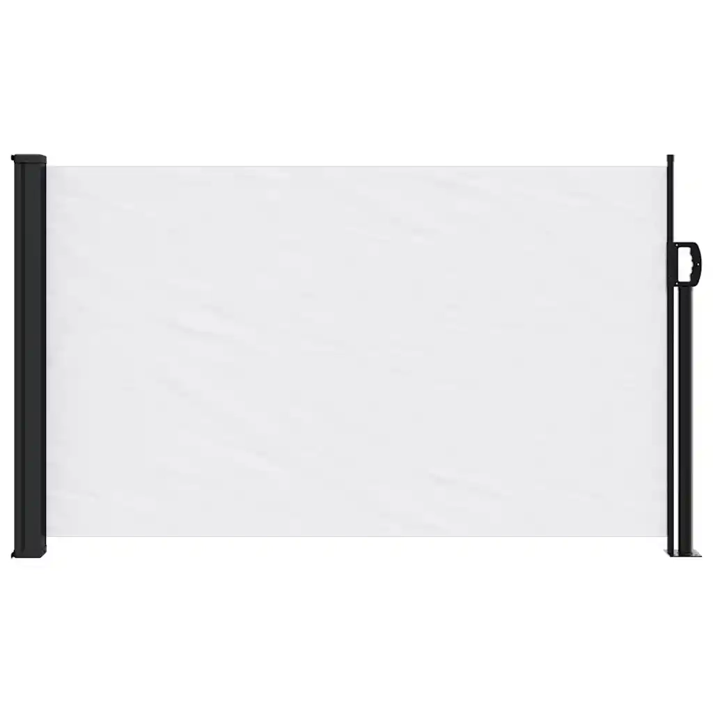 Tenda da Sole Laterale Retrattile-Tenda parasole per balcone per giardino Bianco 117x300 cm