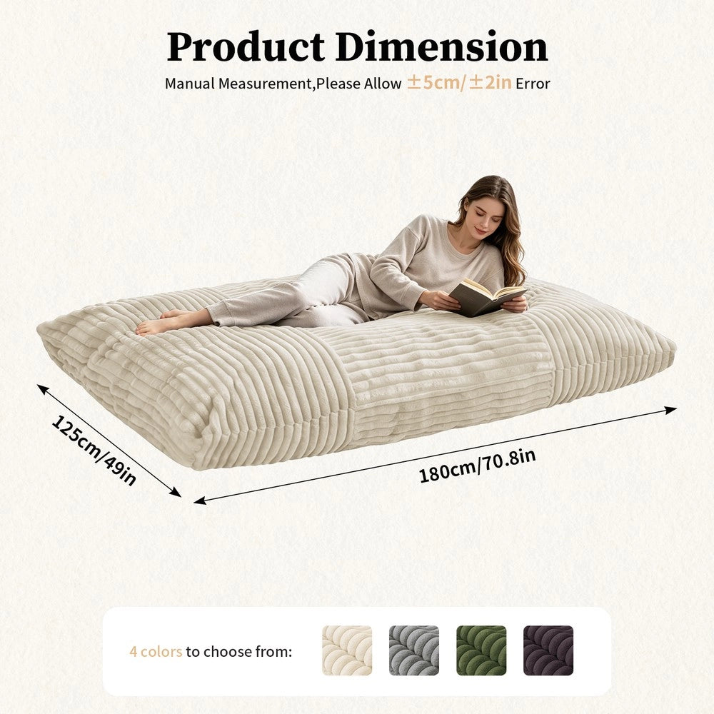 Poltrona Sacco Trasformabile Maxi ¨C MINIMAL ¨C Design Relax Soggiorno