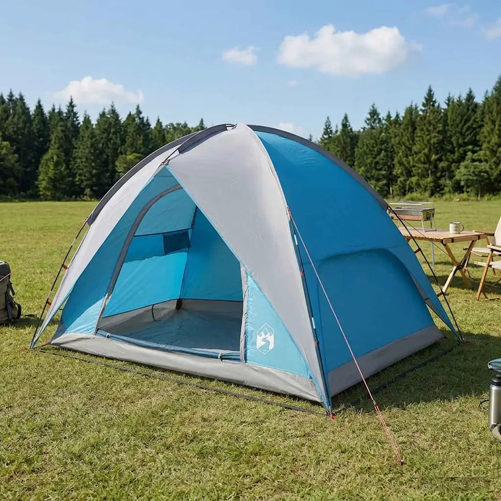 Tenda da campeggio con telo antipioggia impermeabile Cupola Blu 42028521