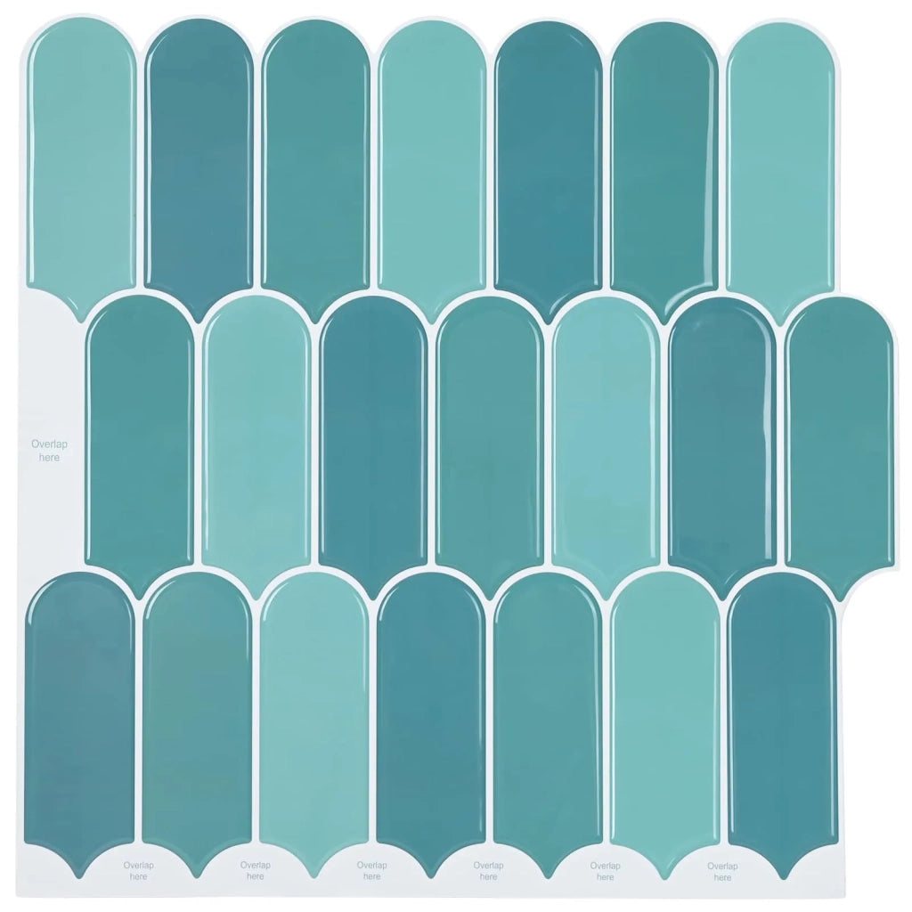 Piastrella Piuma 10 pcs Blu 30 x 30 cm Poliuretano e PET