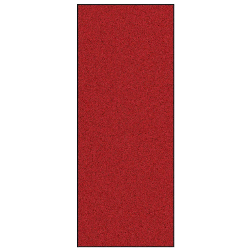 Zerbino d'ingresso moderno rettangolare 120 x 300 cm antiscivolo pratico in poliammide rosso 02_0057995