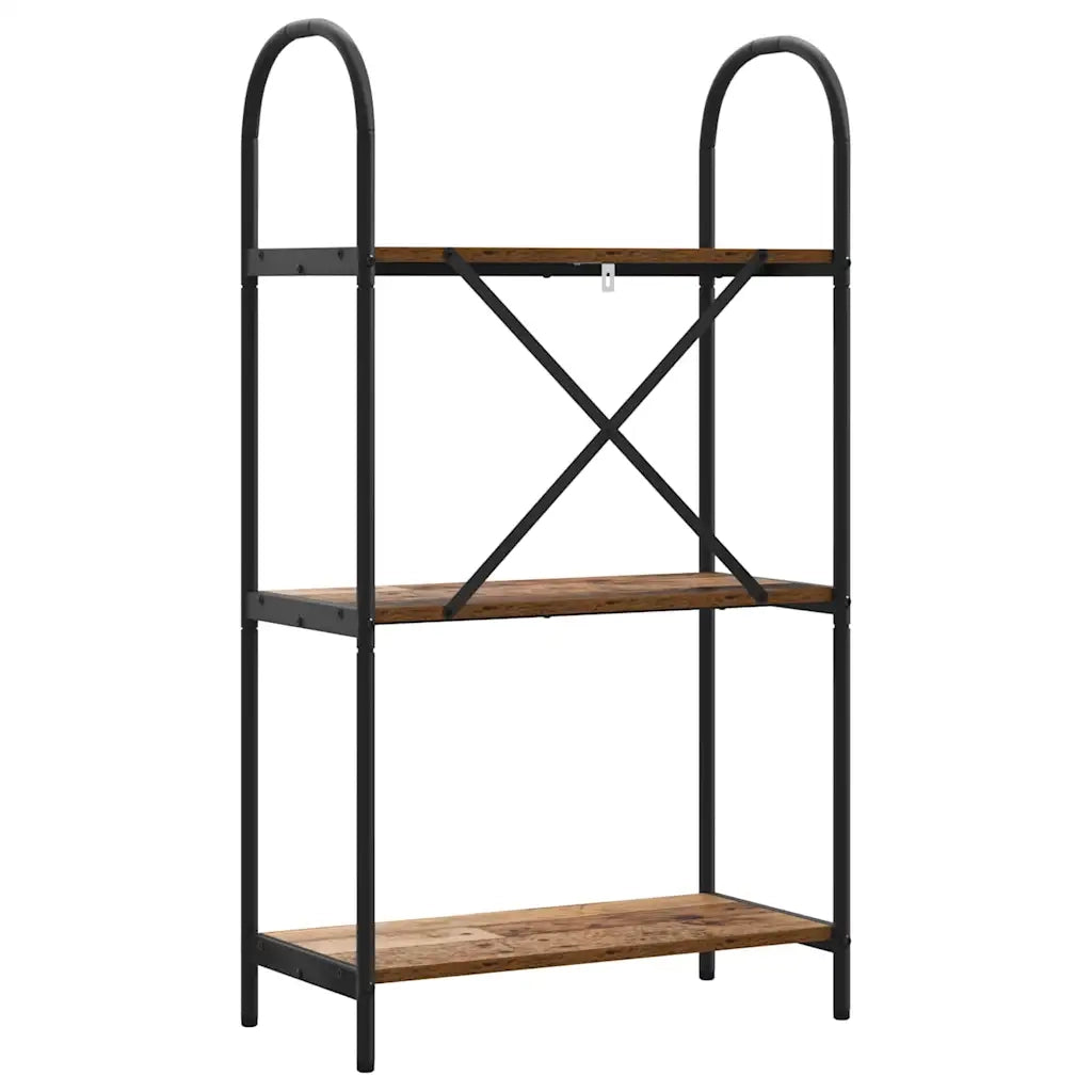 Libreria-Scaffale per Libri-Mobile di Stoccaggio Legno vecchio 60 x 30 x 109 cm Legno multistrato 558902