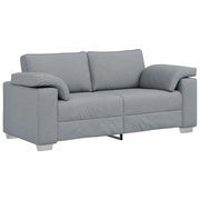 Divano | Divano da soggiorno | Sofa a due posti Grigio chiaro 180 cm Tessuto