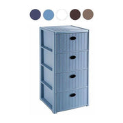 Stefanplast Cassettiera Elegance 4 Cassetti Bianco