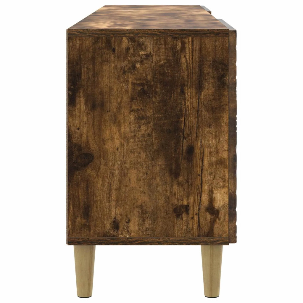 Mobile TV 99 x 34,5 x 50 cm Rovere Fumo Legno ingegnerizzato 895180
