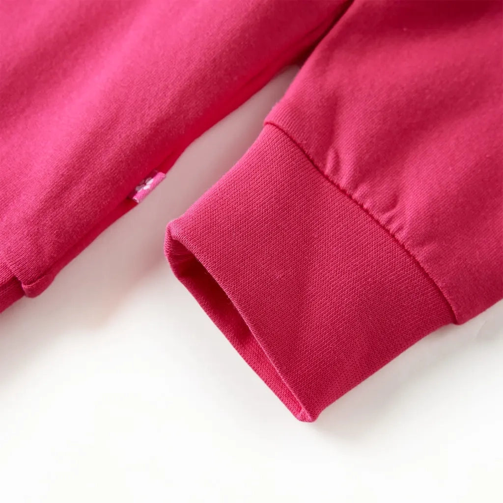 Felpa per Bambini Rosa Brillante 128 13607