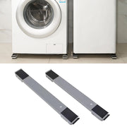 Trade Shop - Set 2 Piastre Basi Staffe Supporto Con Ruote Per Spostare Frigorifero Lavatrice -