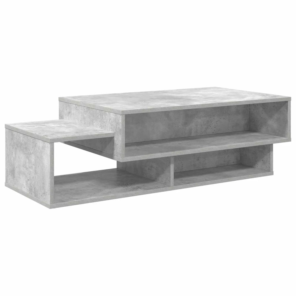 Tavolino da salotto Grigio cemento 105 x 50 x 32,5 cm 8000207