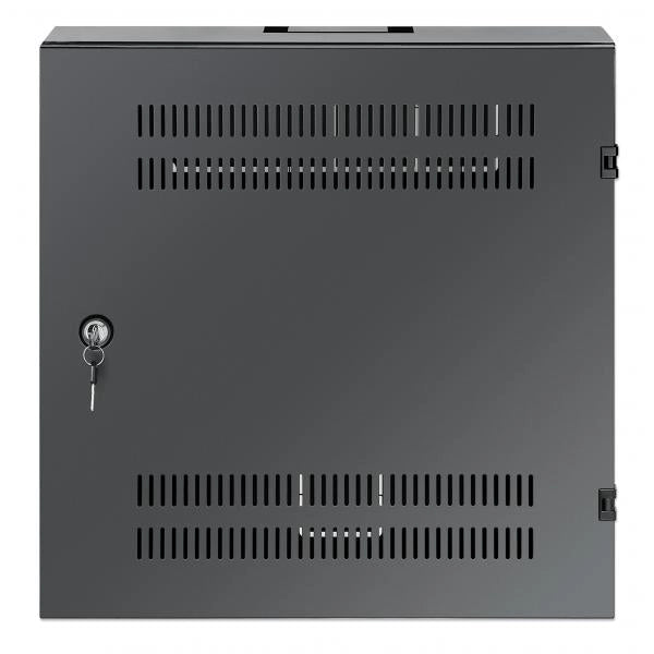 Armadio 19'' a muro a basso profilo con montanti orizzontali 4U e verticali 2U