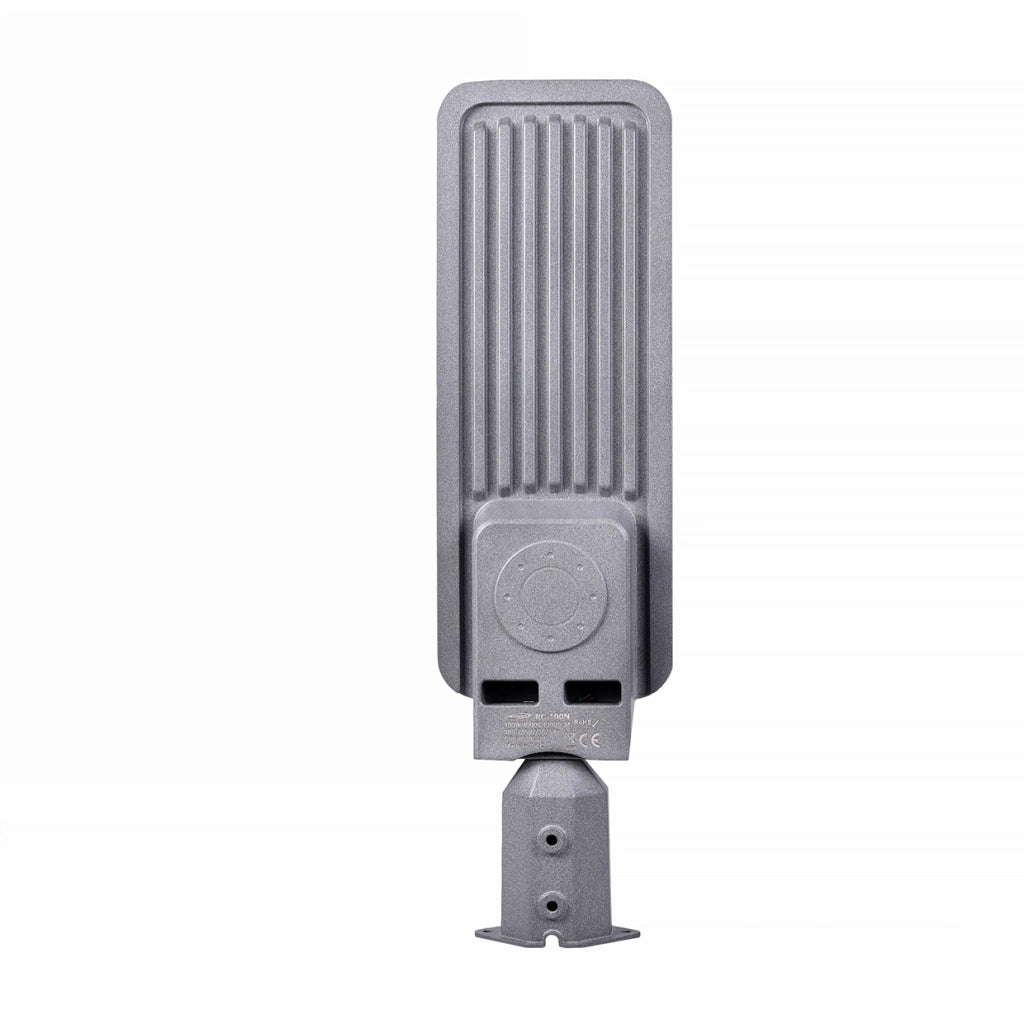 LAMPIONE STRADALE LED 100W GRIGIO LUCE NATURALE 4000K° - ILLUMINAZIONE PER ESTERNI IP65