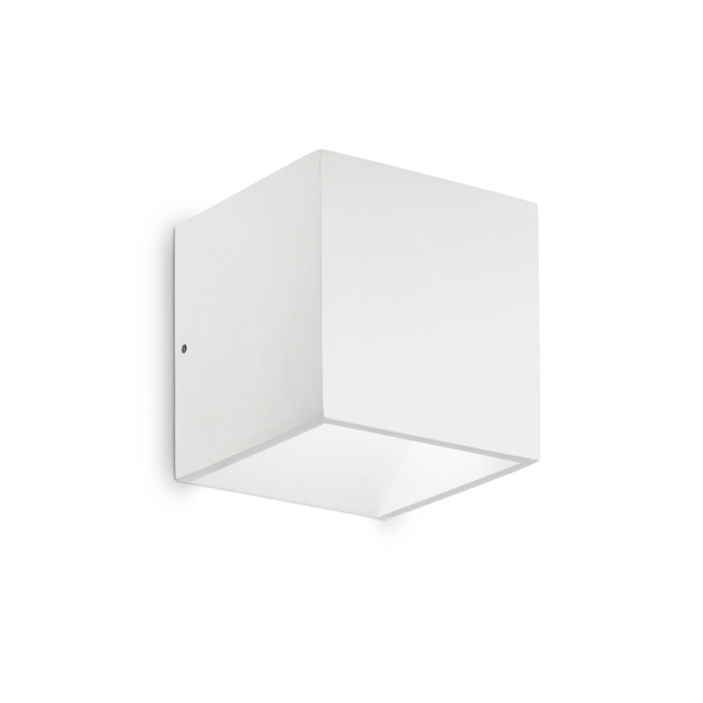 Applique Moderna Rubik Alluminio Bianco Led 8,5W 4000K Luce Naturale