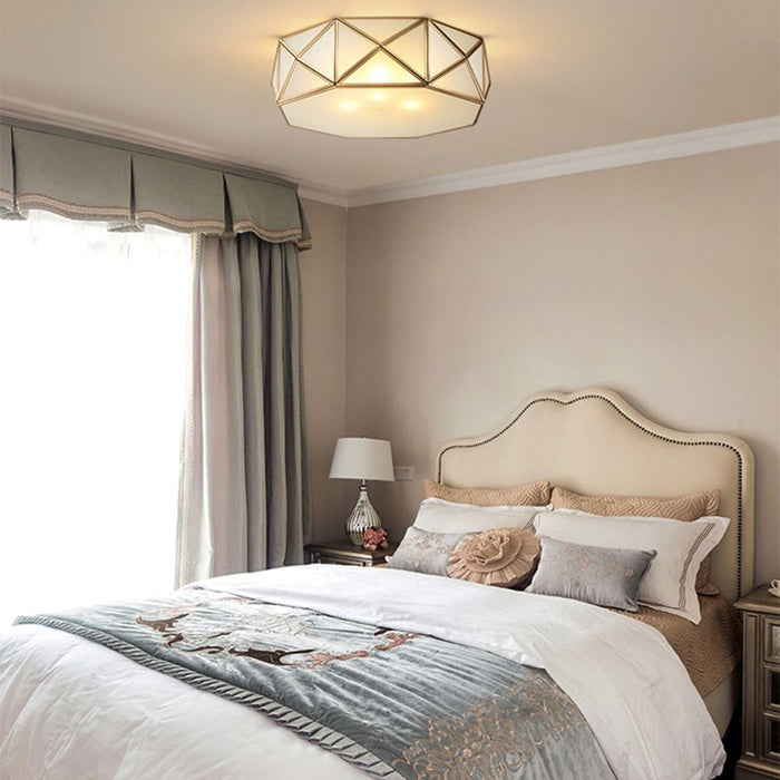 Lampada Da Soffitto 45cm App1239-c Złota