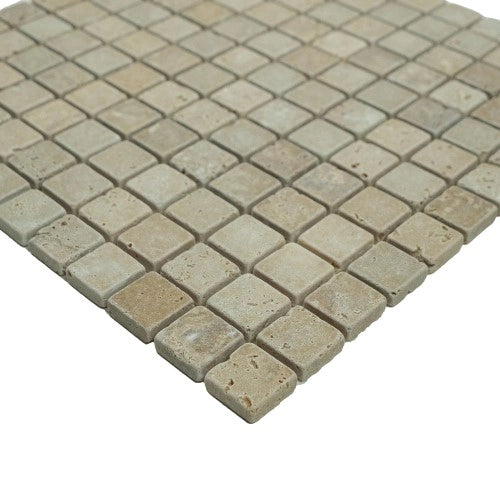 Mosaico in Travertino Noce Anticato - 2,3X2,3X1 CM