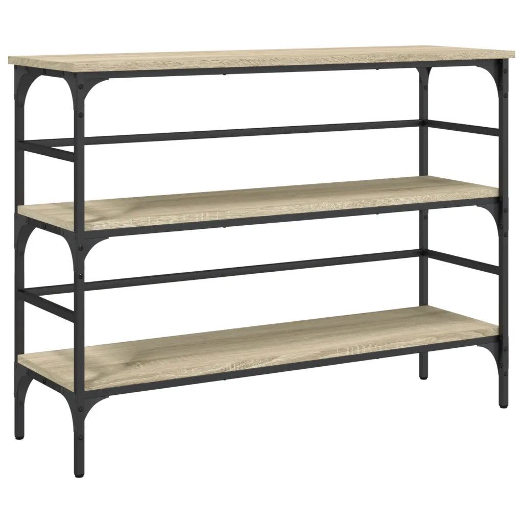 Tavolo Consolle Rovere Sonoma 100x32x75 cm in Legno Multistrato 839049