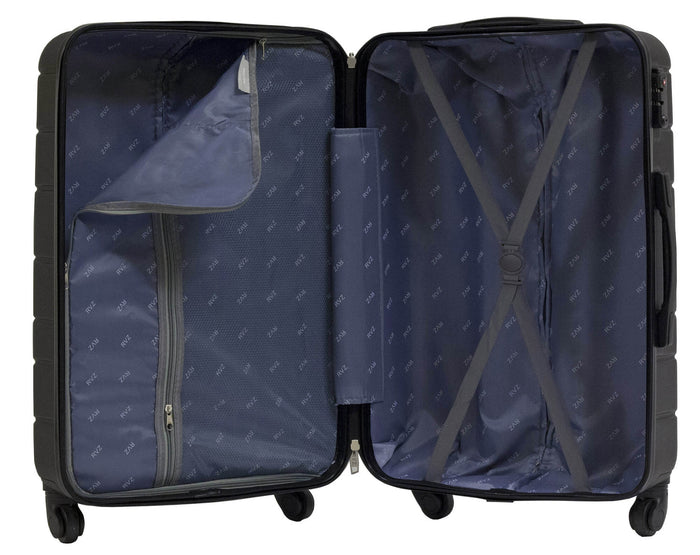 Trolley Valigia Bagaglio a Mano Rigida in ABS 4 Ruote TSA Ravizzoni Giove Rosso