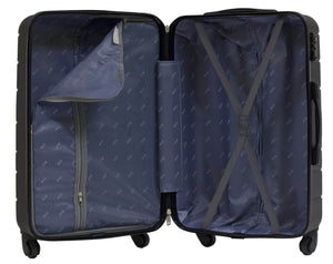 Trolley Valigia Media Rigida in ABS 4 Ruote TSA Ravizzoni Giove Rosso