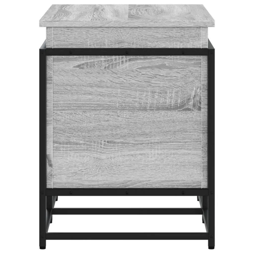 Contenitore con Coperchio Grigio Sonoma 80x40x51,5cm Truciolato CFW1630595