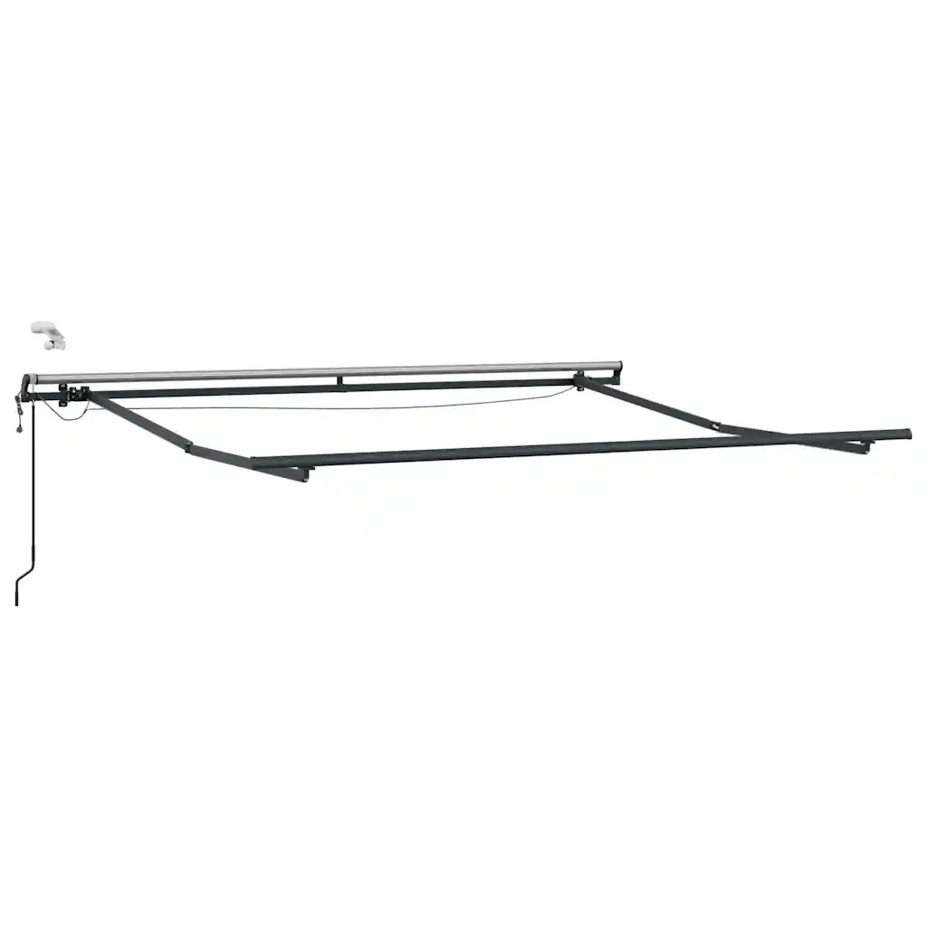 vidaXL Tenda da Sole Retrattile Automatica con LED Marrone 300x250 cm