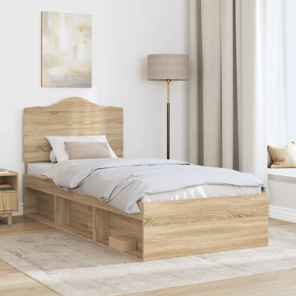 Struttura del letto Sonoma 90 x 190 cm Pino massello 3413364