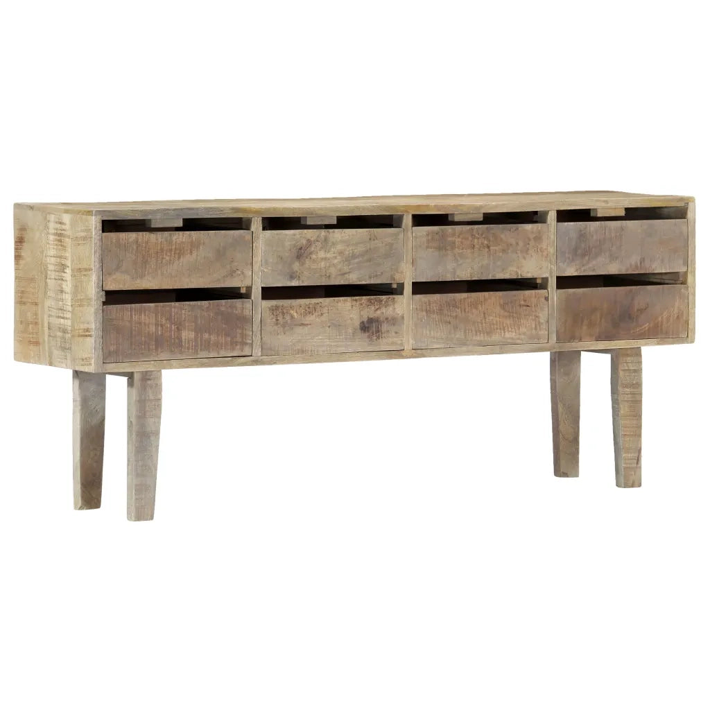 Credenza | Madia | Buffet da pranzo | Armadio da pranzo 140x30x60 cm in Legno Massello di Mango