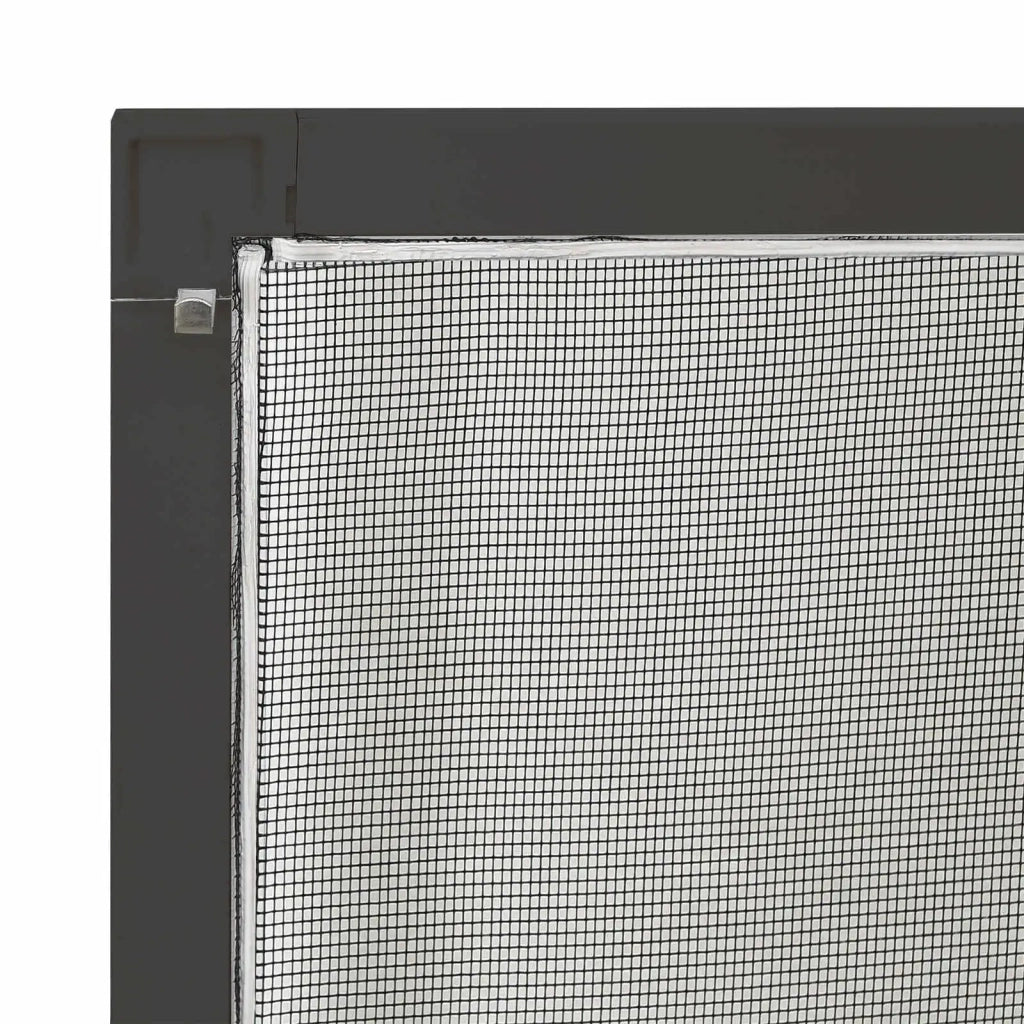 Zanzariera per finestre Antracite 110 x 130 cm CFW2099875