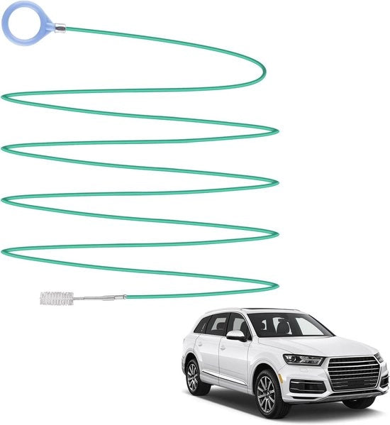 Strumento di pulizia per zona solare flessibile del tetto dell'auto - Set di spazzole per auto per pulire il parabrezza e il vano di scarico