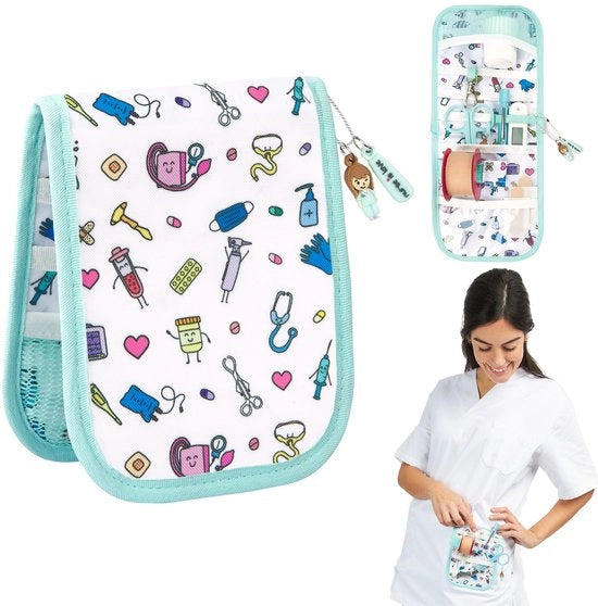Organizzatore a Tasca per Infermieri in Acqua | Accessori e Attrezzature per Infermieri e Medici. Adatto a Scatole di Bende | Cadeau per Infermieri. Materiale Idrorepellente | Accesso Rapido.