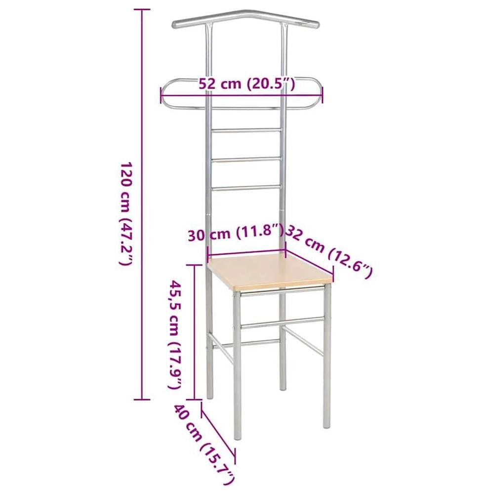 Valet Chairs, 2 Pieces, Metal