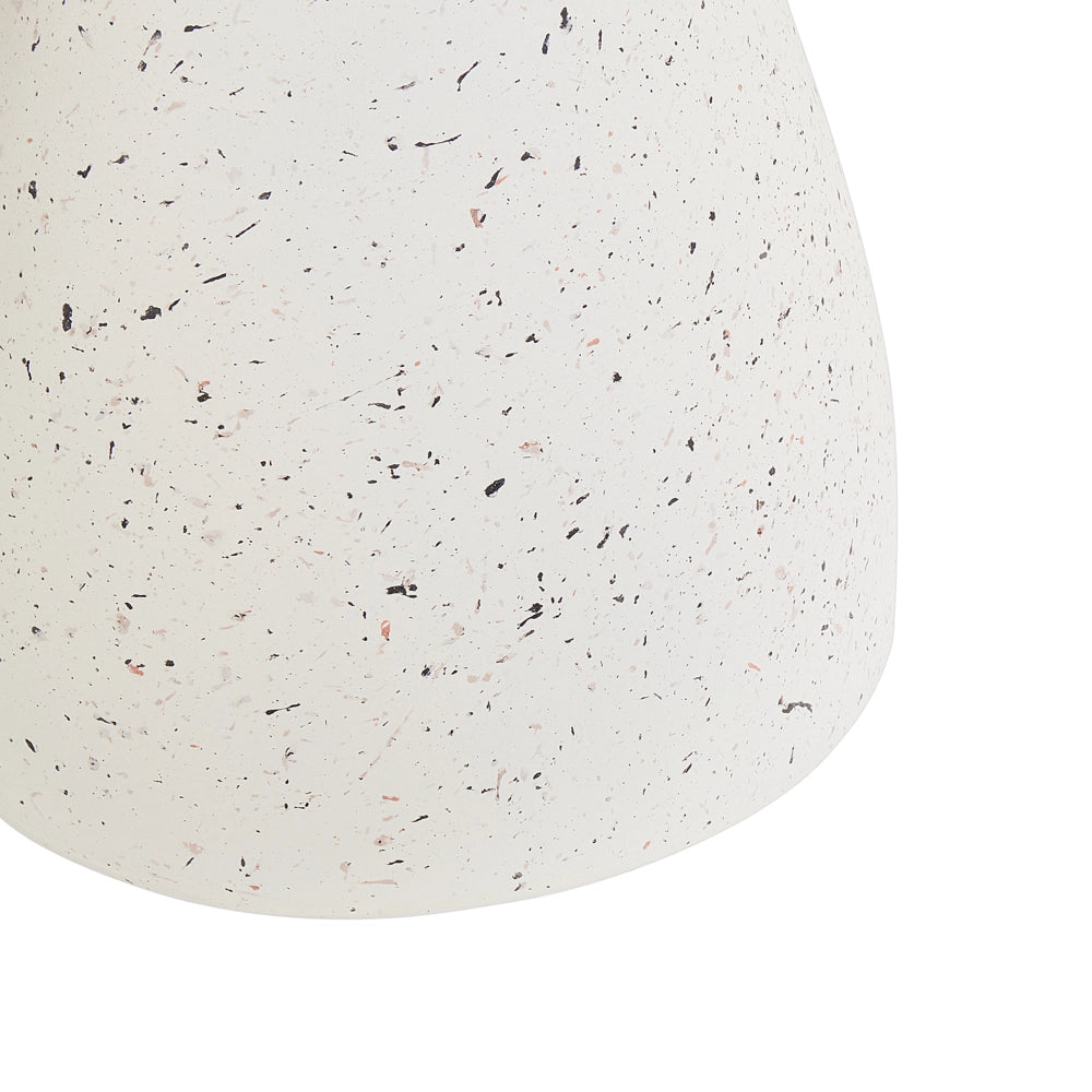 Tavolino decorativo in fibra di vetro MgO bianco forma rotonda resistente ai raggi UV macchie ruggine acqua e vento soggiorno esterno boho