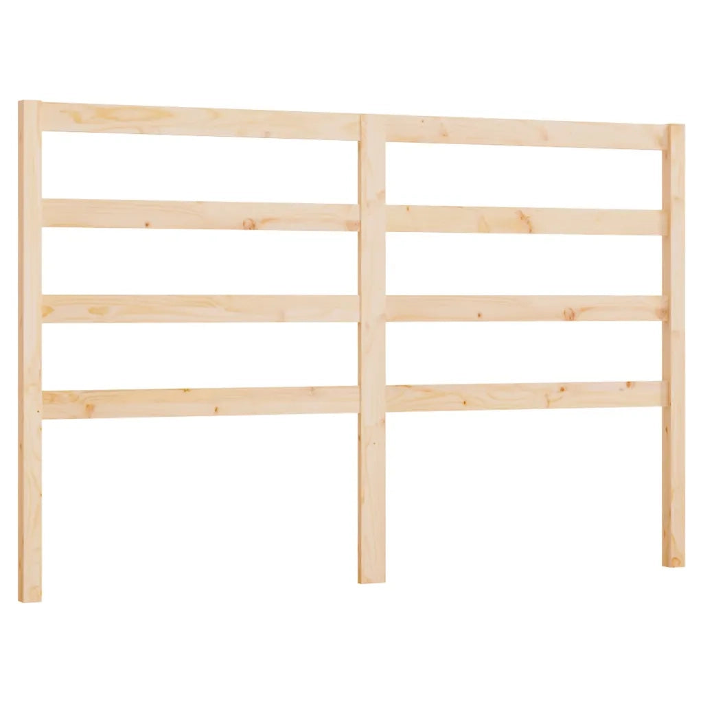 Testiera Letto 156x4x100 cm in Legno Massello di Pino