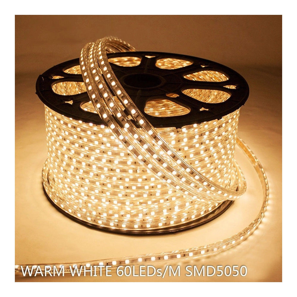 Trade Shop - Striscia Strip Led A Metro Led Luce Fredda Calda Rgb Driver Incluso Per Esterno -