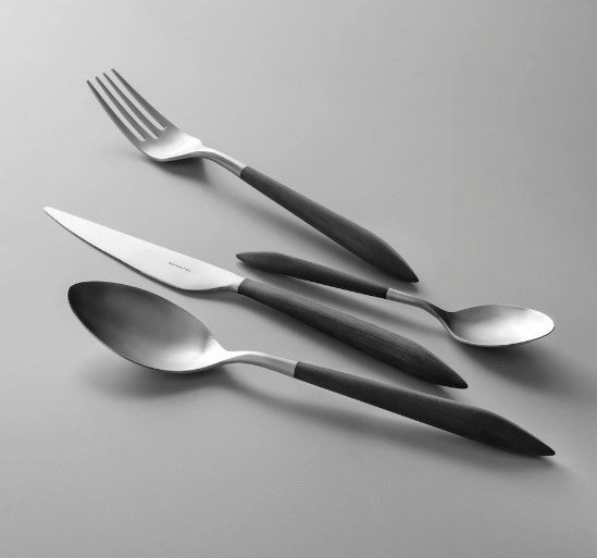 ARES, Posate Set 24 pz, Scatola Legno, Casa Bugatti