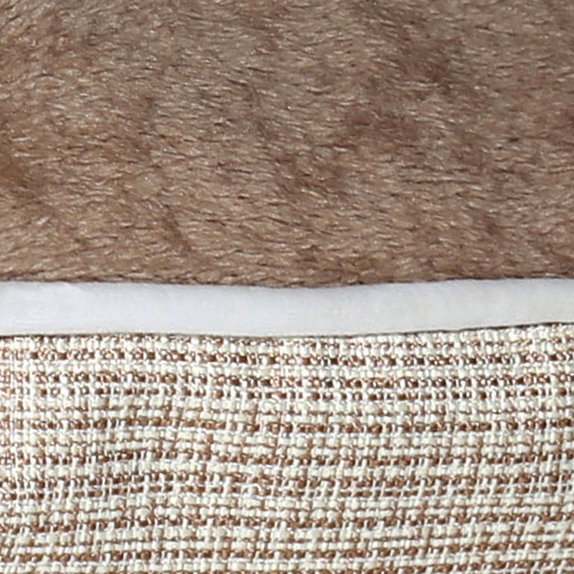 Maxi Cuscino Imbottito per Cani e Gatti 66x49x12cm Tortora