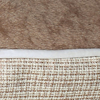 Maxi Cuscino Imbottito per Cani e Gatti 89x65x12cm Tortora