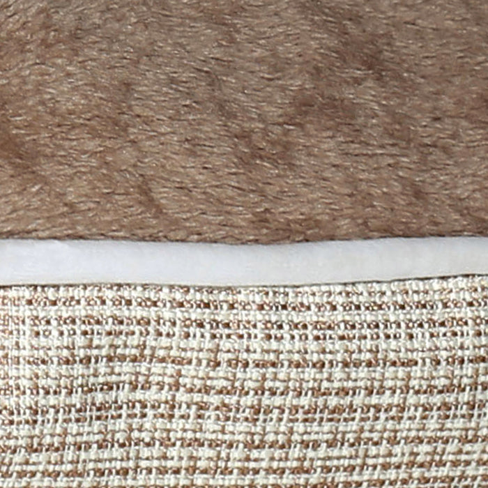 Maxi Cuscino Imbottito per Cani e Gatti 89x65x12cm Tortora