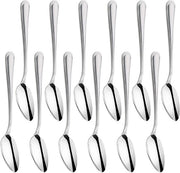 Set di 12 piccole cucchiaie in acciaio inossidabile da 15 cm per tè, caffè, dolci e insalata - idoneo per lavastoviglie