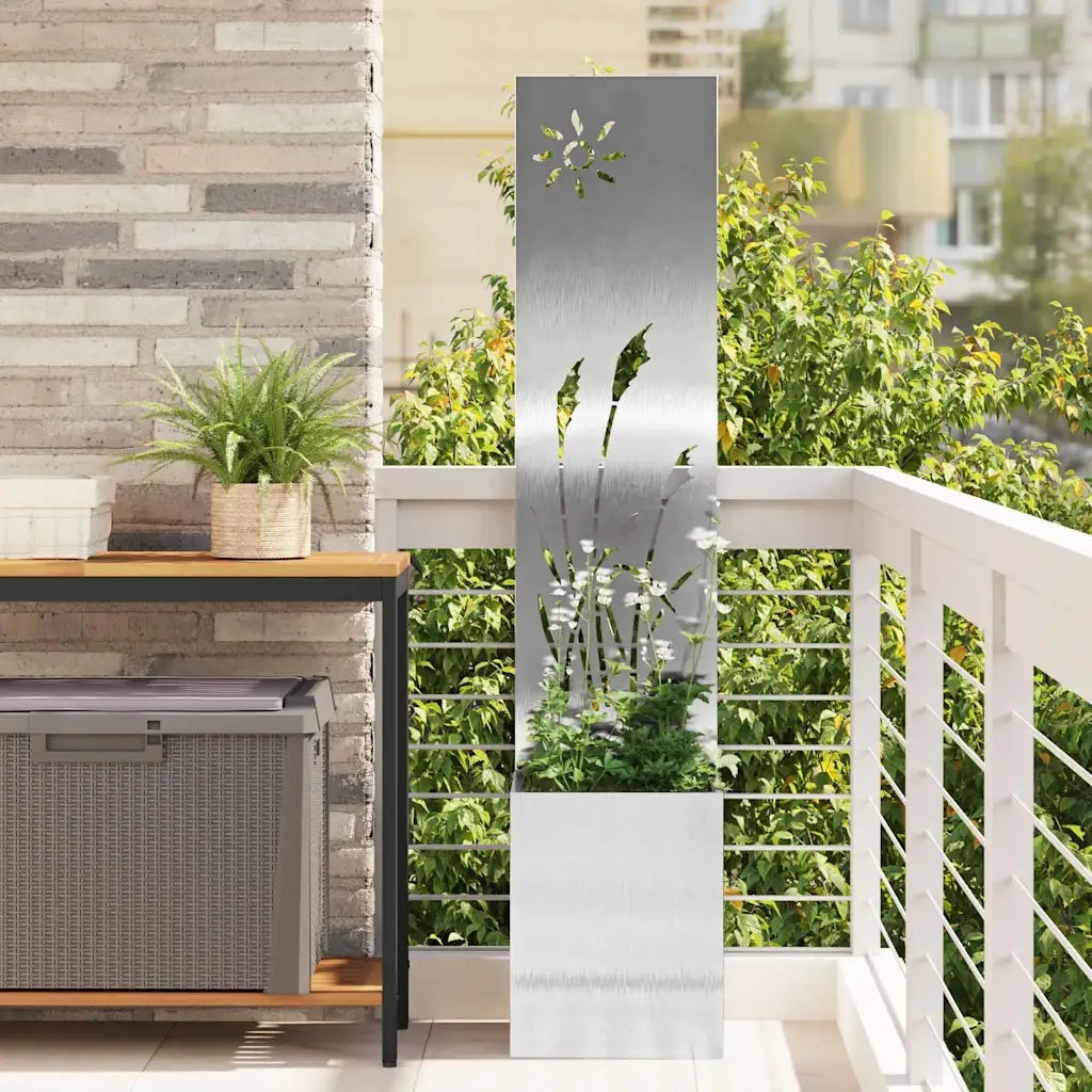 Schermo per privacy in giardino Traforo Argento 32 x 150 cm CFW2101611