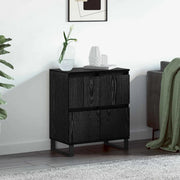 Credenza-Buffet-Armadio da cucina Rovere Nero 60 x 35 x 70 cm 254092