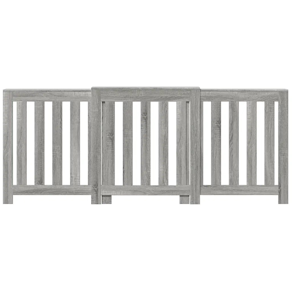 Copertura Termosifone Grigio Sonoma 205x21,5x83,5cm Multistrato 852767
