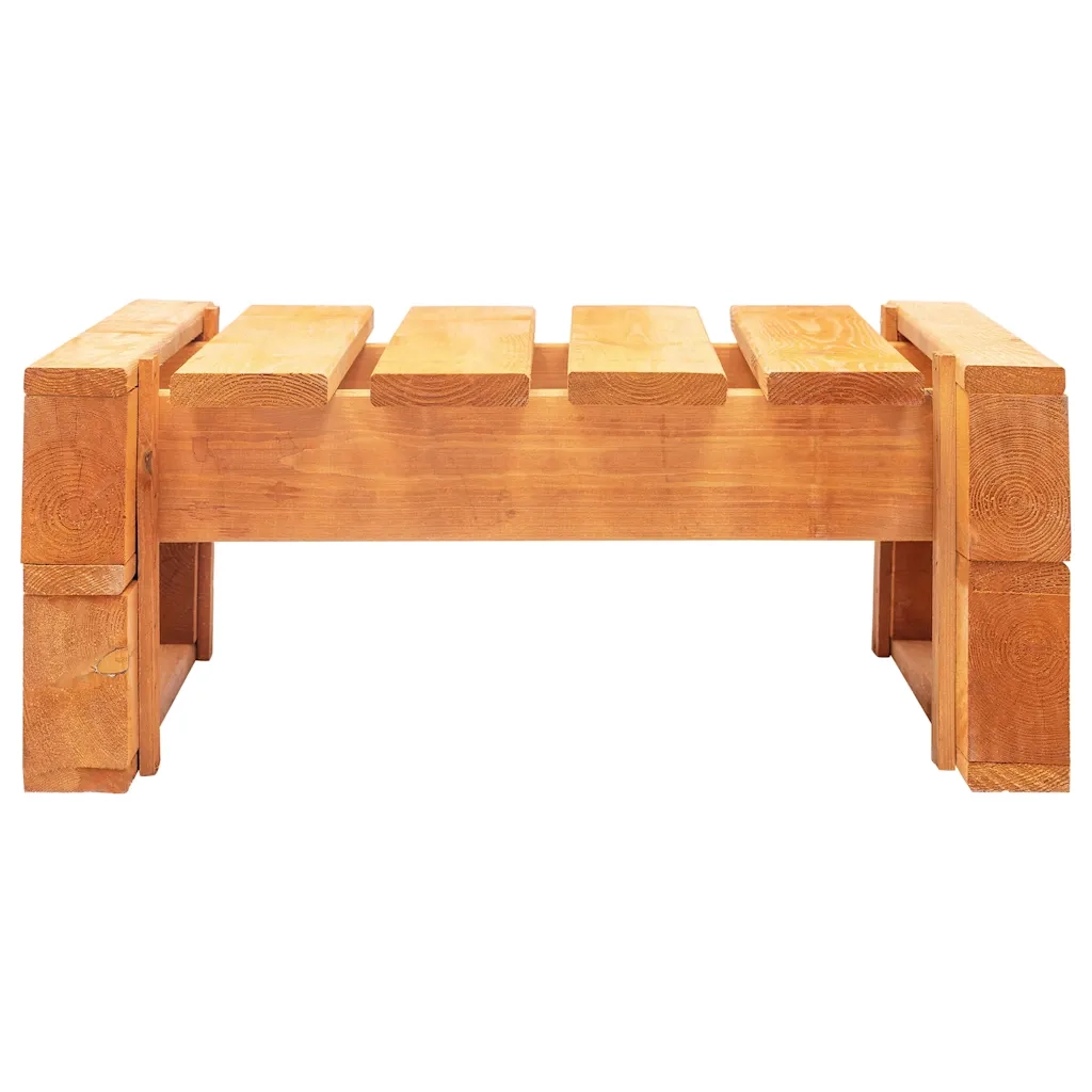 Ottomana da Giardino Pallet in Legno ambra 45764