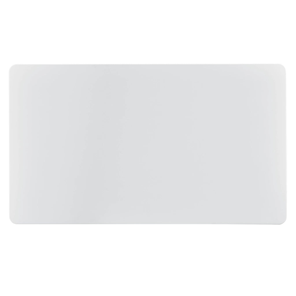 Tavolo da Pranzo Rettangolare Cantenbury con Gambe a Forcina 120x70 cm - Bianco [en.casa]