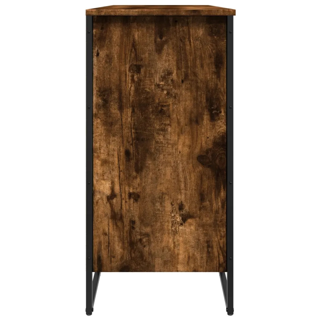 Scarpiera Rovere Fumo 80x38x78 cm in Truciolato 848651