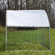 Fudajo Recinto animali XXL 2x2,95x2m con tettoia impermeabile, porta e spazio per movimento libero