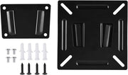 Wandbeugel per monitor da 12 a 24 pollici, klemme per piccoli televisori, sostituzione per supporto televisivo fino a 22 libbre, adatto per monitor LCD/LED, televisori e schermi PC.