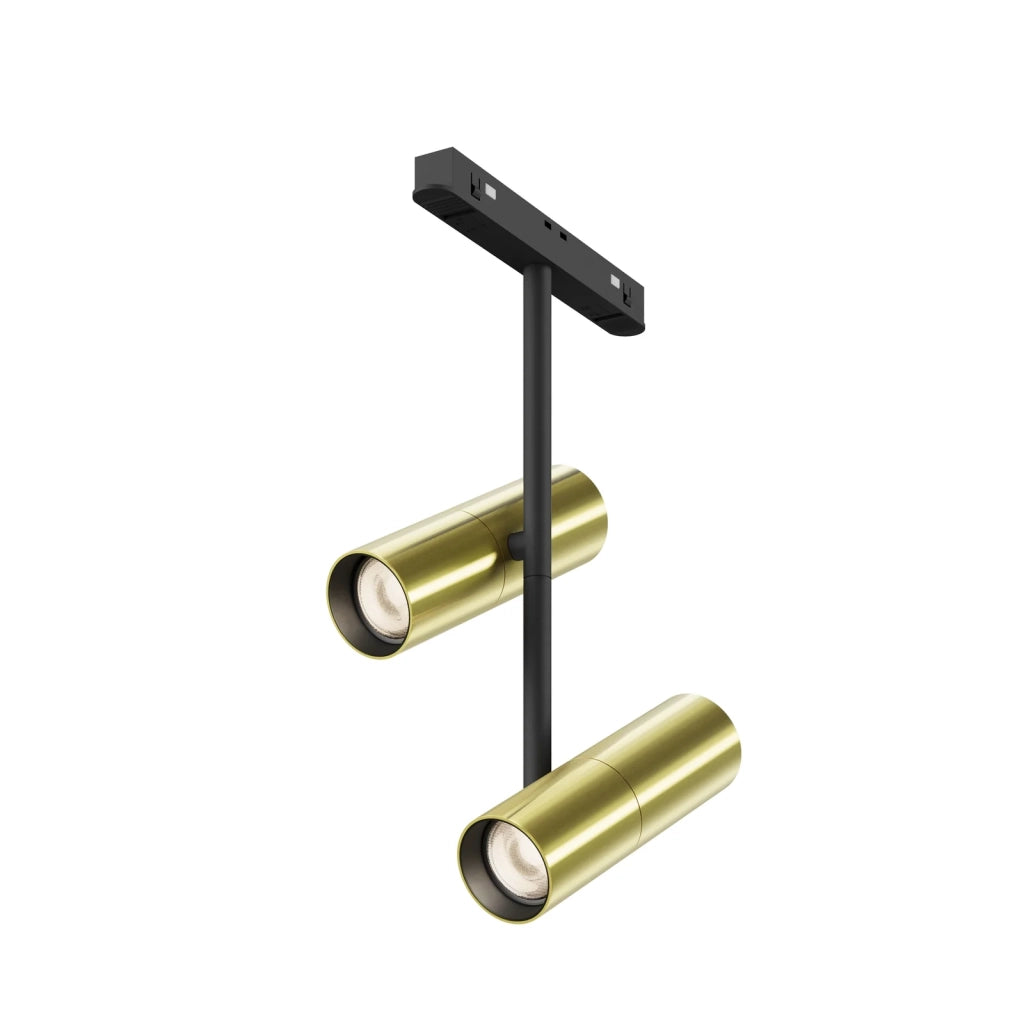 Maytoni Lampada Da Binario moderna Exility Elti Duo 1 luce LED integrato nero alluminio