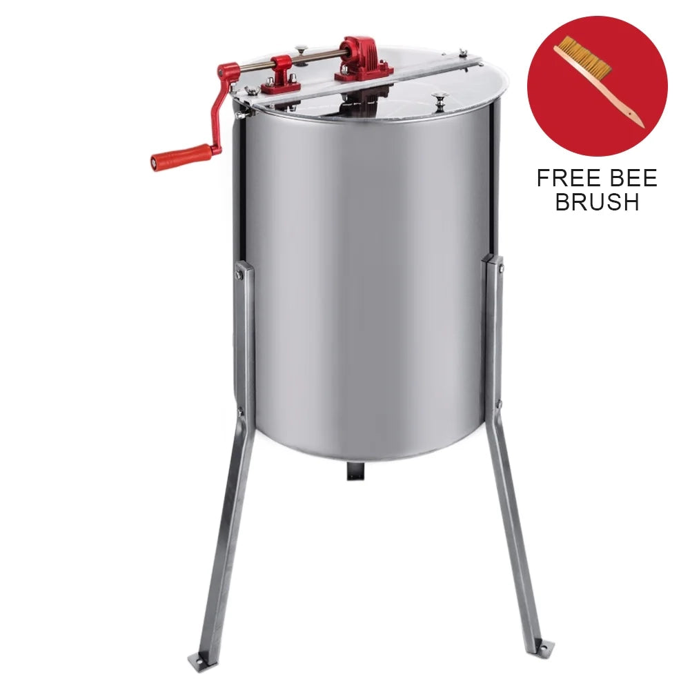 Estrattore di Miele Centrifuga Estrai Nettare Nido D'Ape per Apicoltura Tamburo in Acciaio Inossidabile - Manuale