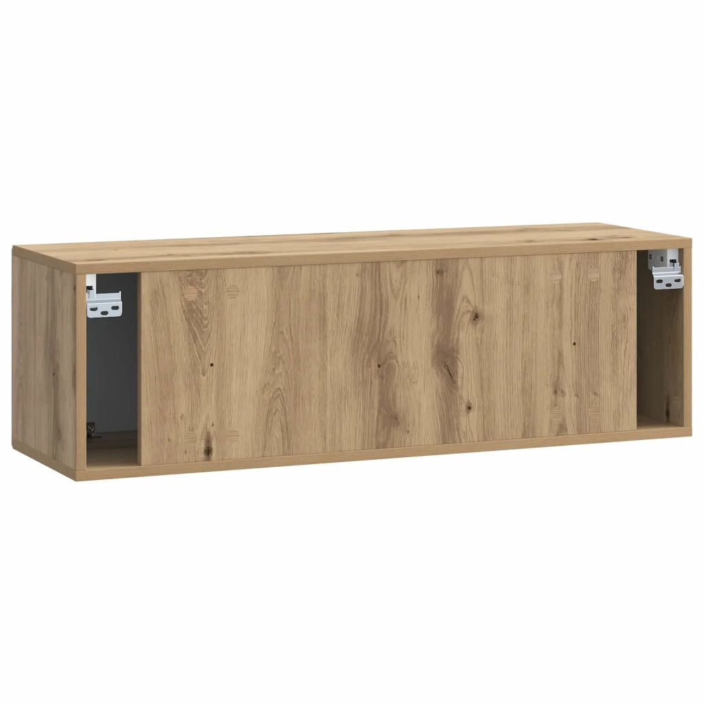 Mobile Porta TV da Muro Rovere Artigianale 98 x 31 x 30 cm 899414