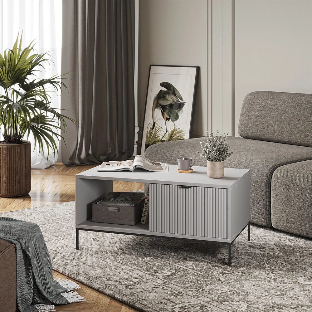 Vicco Tavolino Grigio 50 x 50 cm