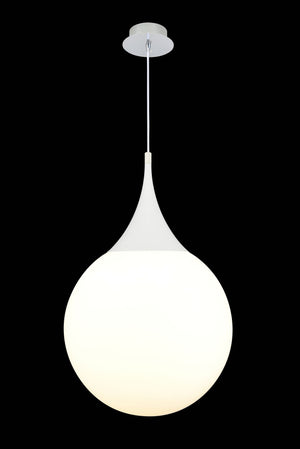 Lampada pendente Pendant in Metallo Dewdrop Bianco