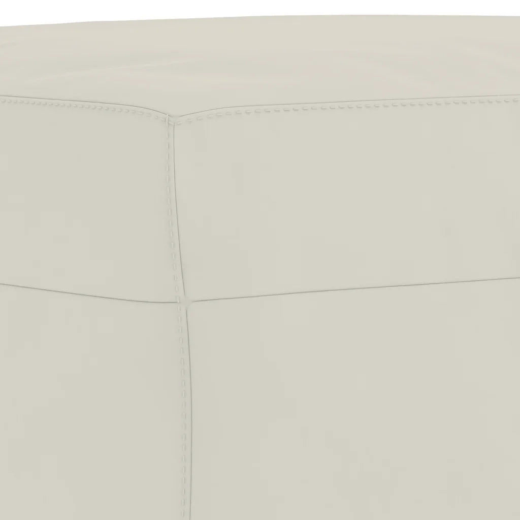 Panca crema 100x35x41 cm in Velluto
